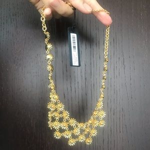 Gold plated flower necklace